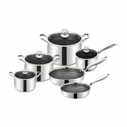 10 Pieces Stainless Steel Cookware Set